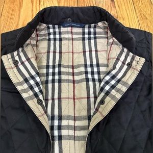 Burberry Diamond Quilted Jacket XS Black